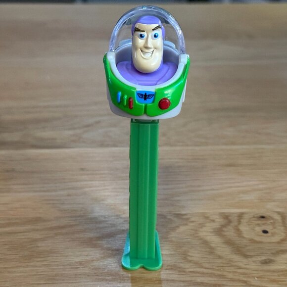PEZ Candy Dispenser Disney Toy Story Buzz Lightyear Green Stem, Loose, 2006 - Picture 1 of 16